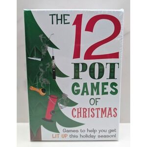 The 12 Pot Games of Christmas Party Game – Cannabis Adult Humor Game NEW (2041)